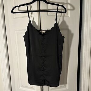 Miami Black Button-Down Camisole